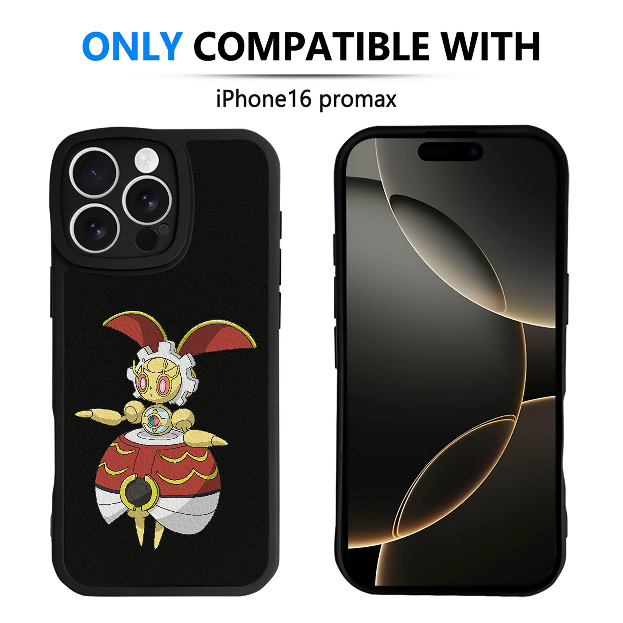 （画像用） ポケットモンスター Pokémon 【iPhone 16シリーズ対応】シリコンスマホケース（レザー調） 材質：シリコン